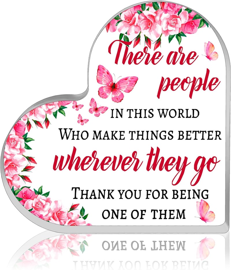 Farewell Gift for Coworkers - Acrylic Appreciation Plaque