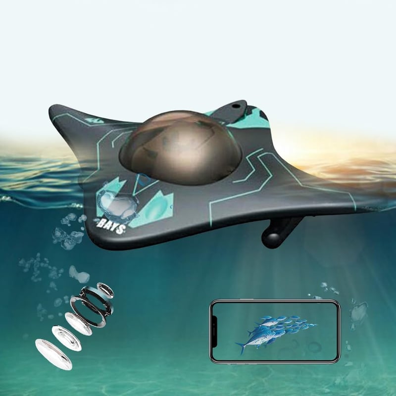 Remote Control Camera Boat for Kids & Adults, Waterproof