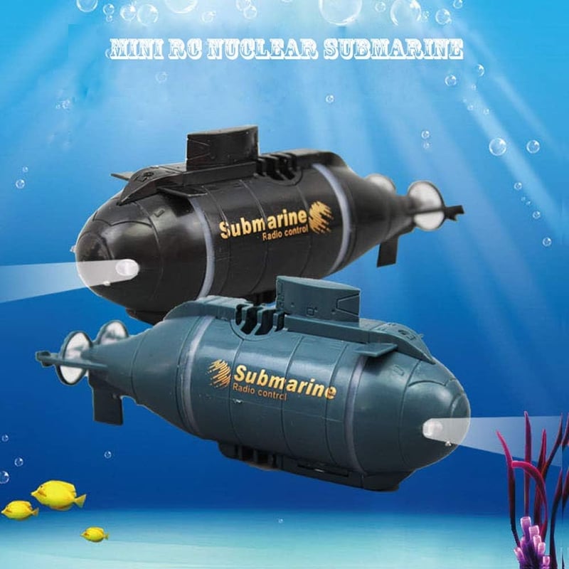 RC Mini Submarine Toy - 6 Channels (Black)