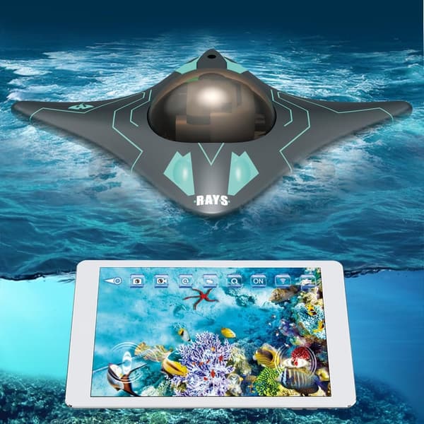Remote Control Boat with Underwater Camera for Kids 8+