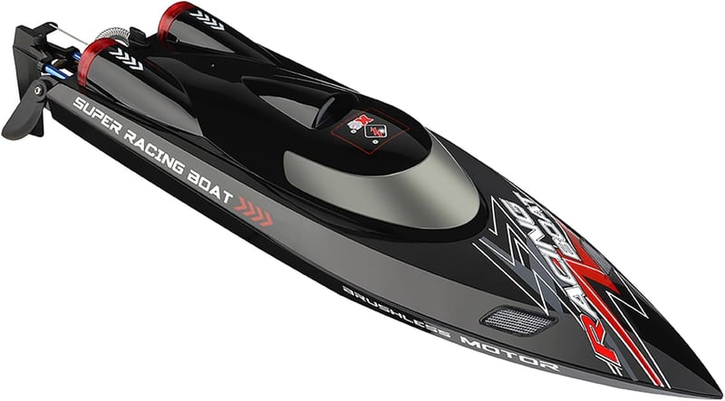 Remote Control Brushless Speedboat with LED Lights