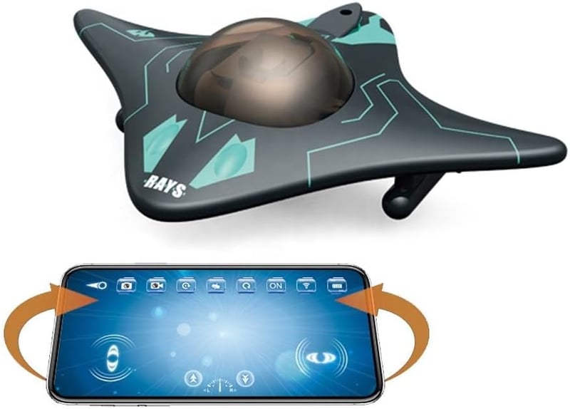 Waterproof Mini RC Boat with WiFi Camera for Pools & Lakes