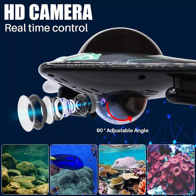 Waterproof Mini RC Boat with WiFi Camera for Pools & Lakes
