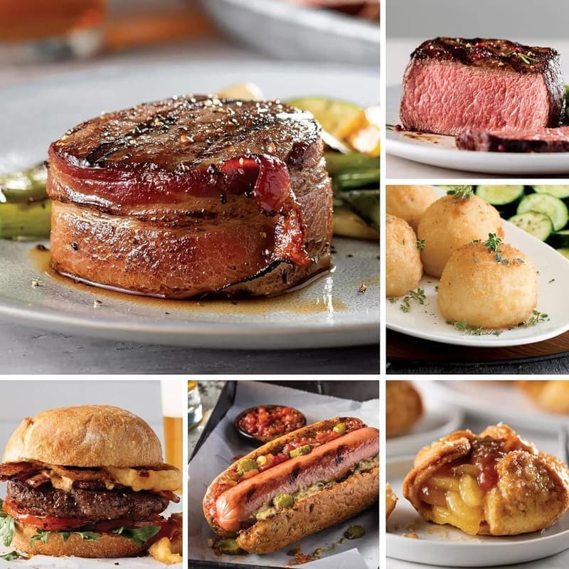 Omaha Steaks Deluxe Gift Package with Filet Mignons & Burgers