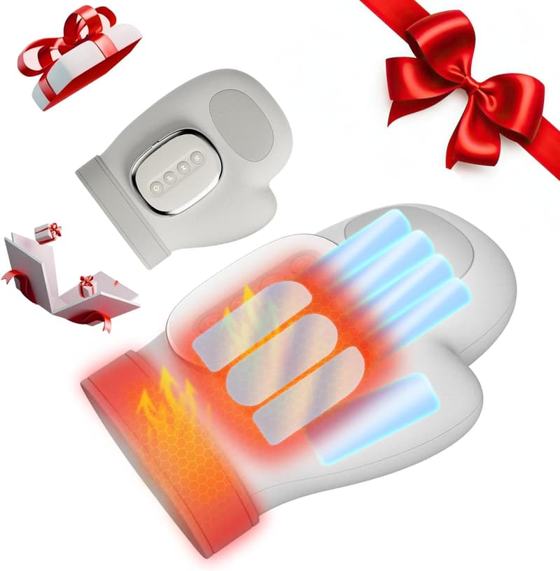 Heat & Compression Hand Massager for Arthritis Relief - Father's Day Gift