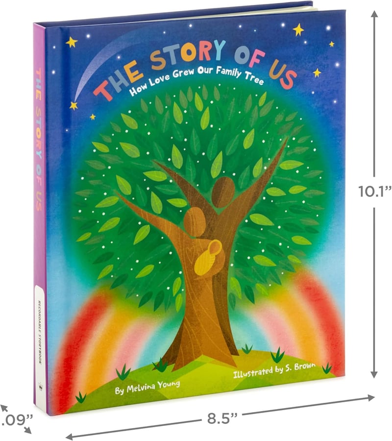 Family Story Recordable Book with Music for Kids & Grandchildren