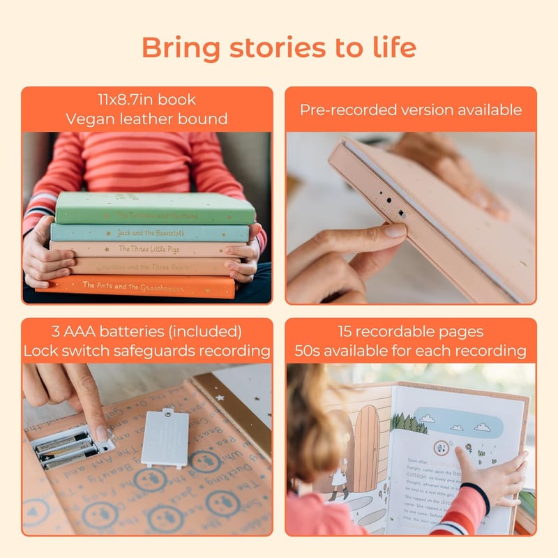 Recordable Storybook for Children - Voice-Narrated Halloween Fun