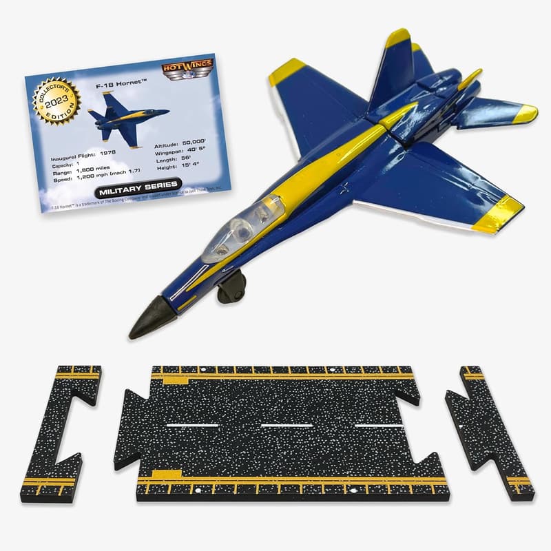 F-18 Blue Angels Hot Wings with Connectible Runway