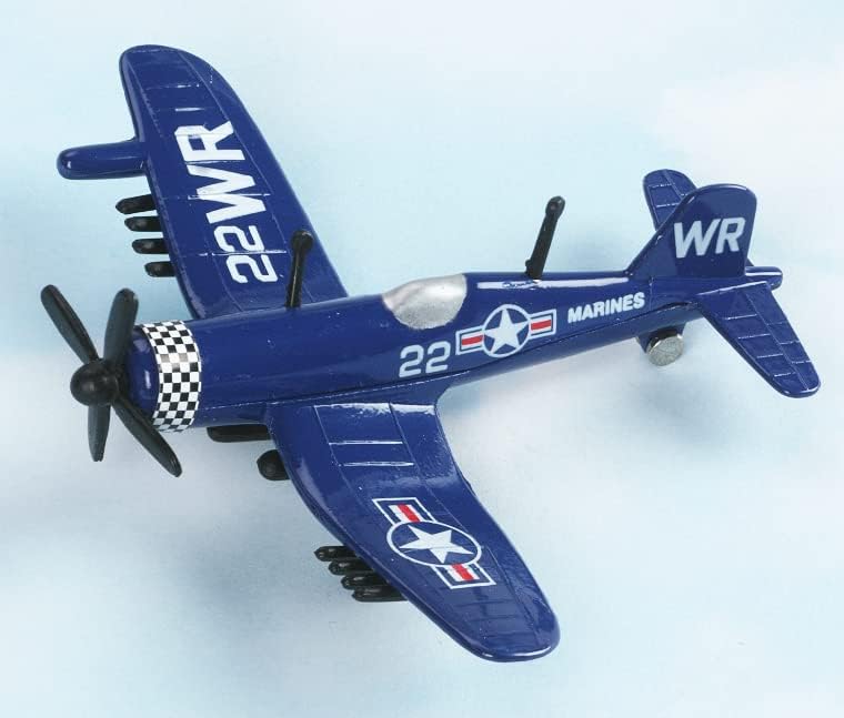 F4U Corsair Die Cast Plane with Connectible Runway