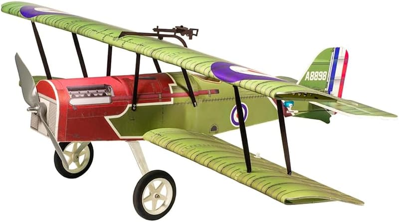 800mm Wingspan RC Biplane Warbird Kit with Power Combo