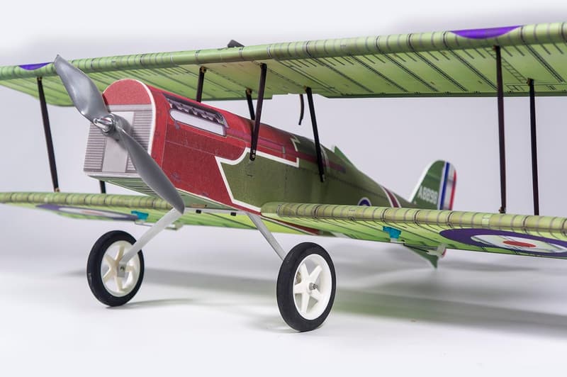 800mm Wingspan RC Biplane Warbird Kit with Power Combo