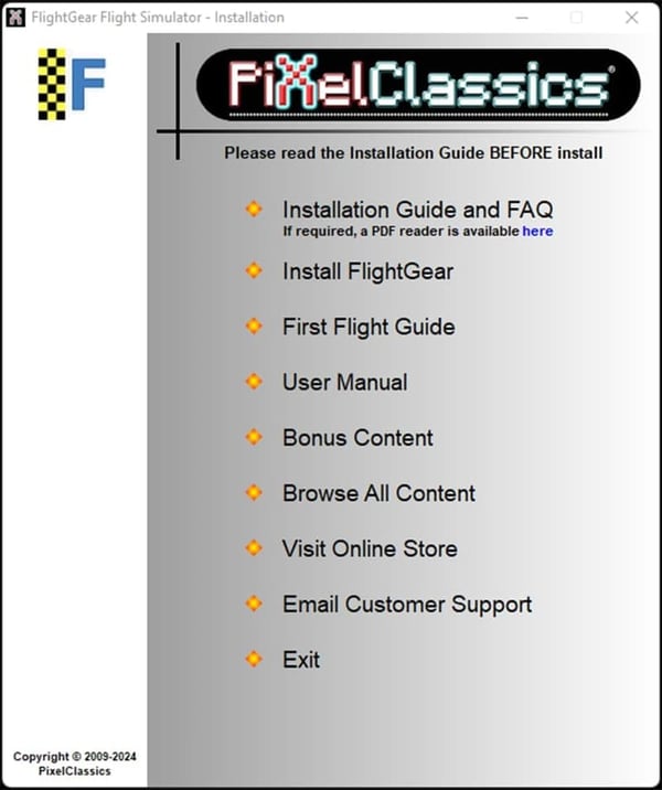 FlightGear Flight Simulator 2023 X | USB Professional Sim with 600 Aircraft