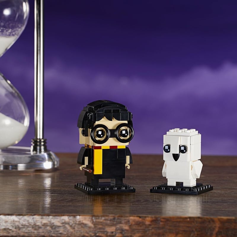 Harry Potter & Hedwig LEGO BrickHeadz Building Kit, 180 Pieces
