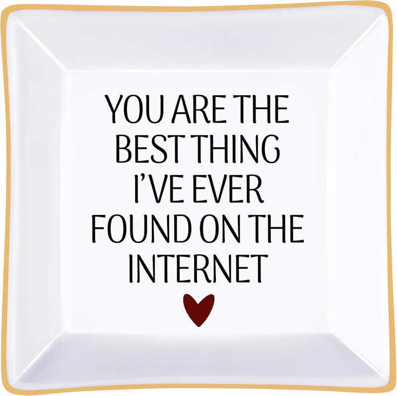 Funny Women's Day Ring Dish - 'You Are The Best Thing' Gift