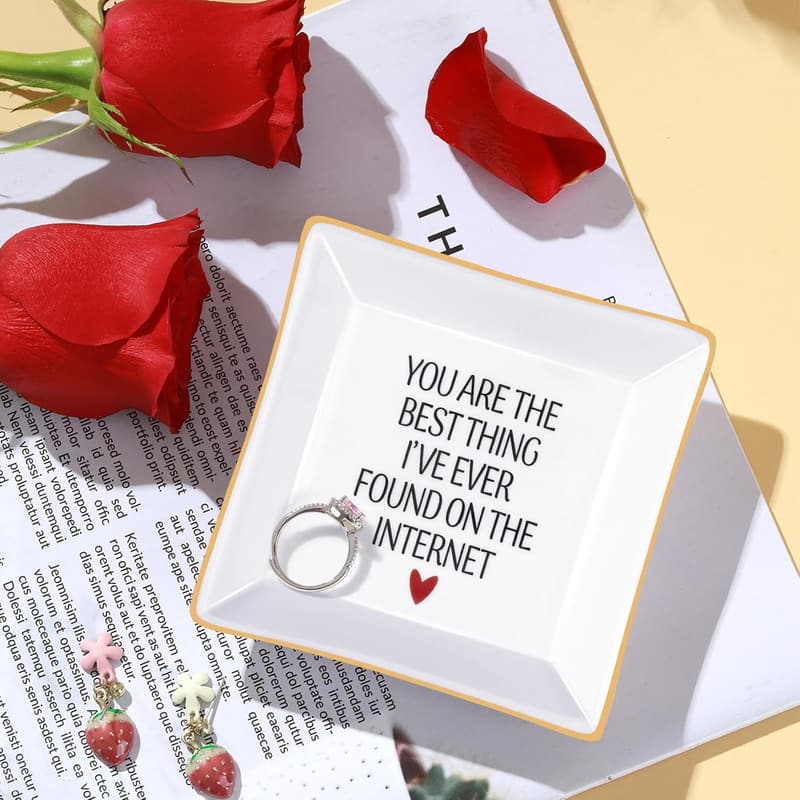 Funny Women's Day Ring Dish - 'You Are The Best Thing' Gift