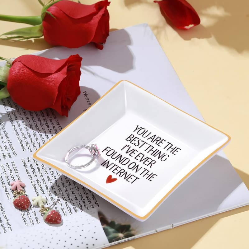 Funny Women's Day Ring Dish - 'You Are The Best Thing' Gift