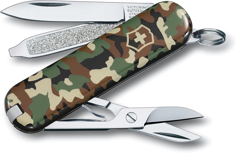 Victorinox Classic SD Camo Pocket Knife - 7 Functions