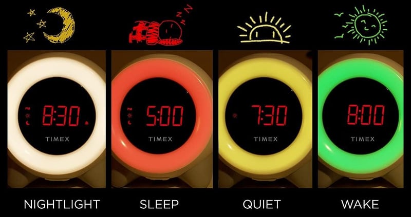 Children's Nightlight Alarm Clock with Sleep Trainer 기능