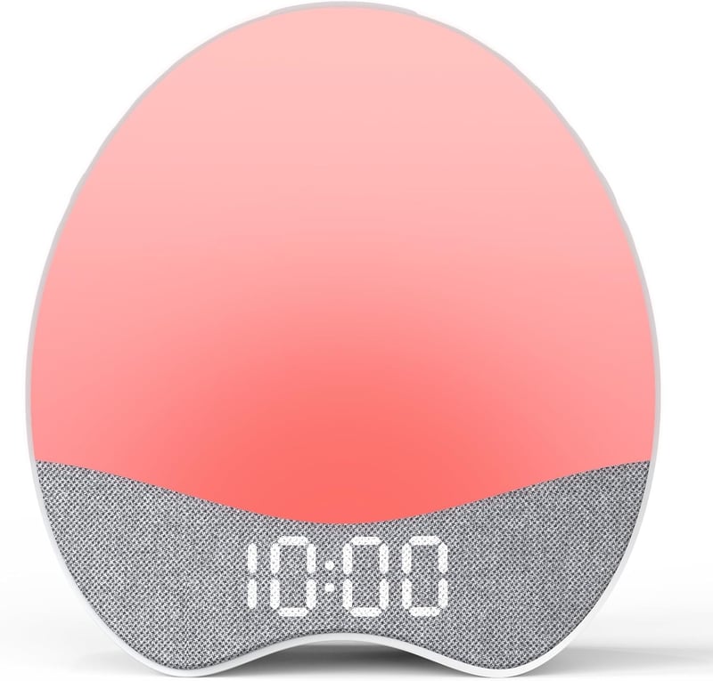 Kids' Sleep Trainer Alarm Clock with White Noise & Night Light