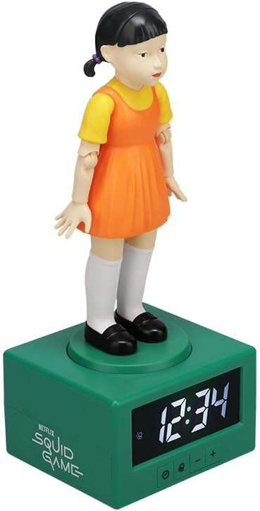 Squid Game Doll Alarm Clock - Official Netflix Licensed Decor
