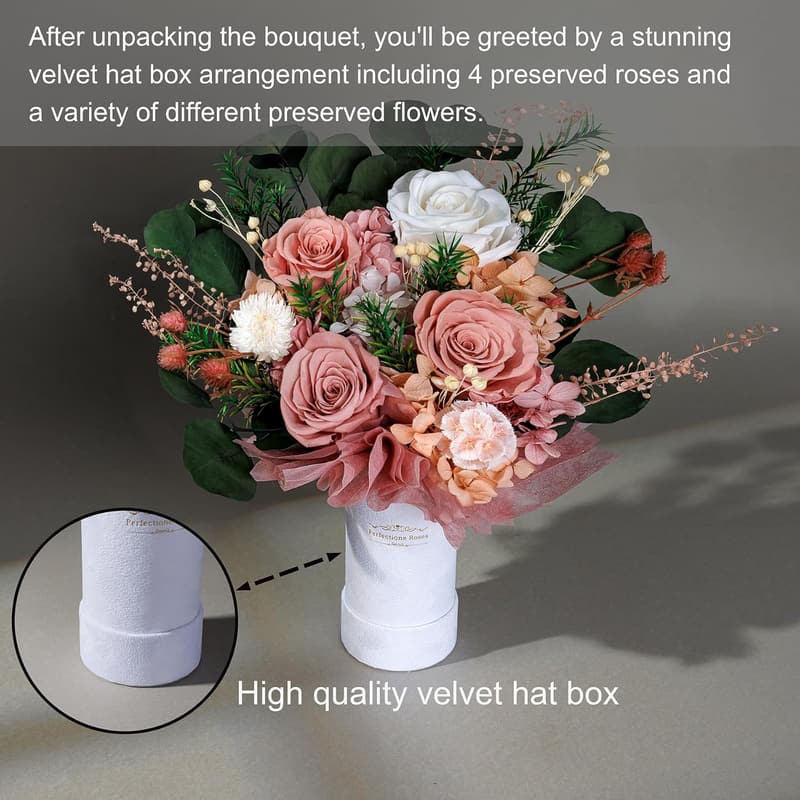 Mother's Day Preserved Rose Bouquet for Women