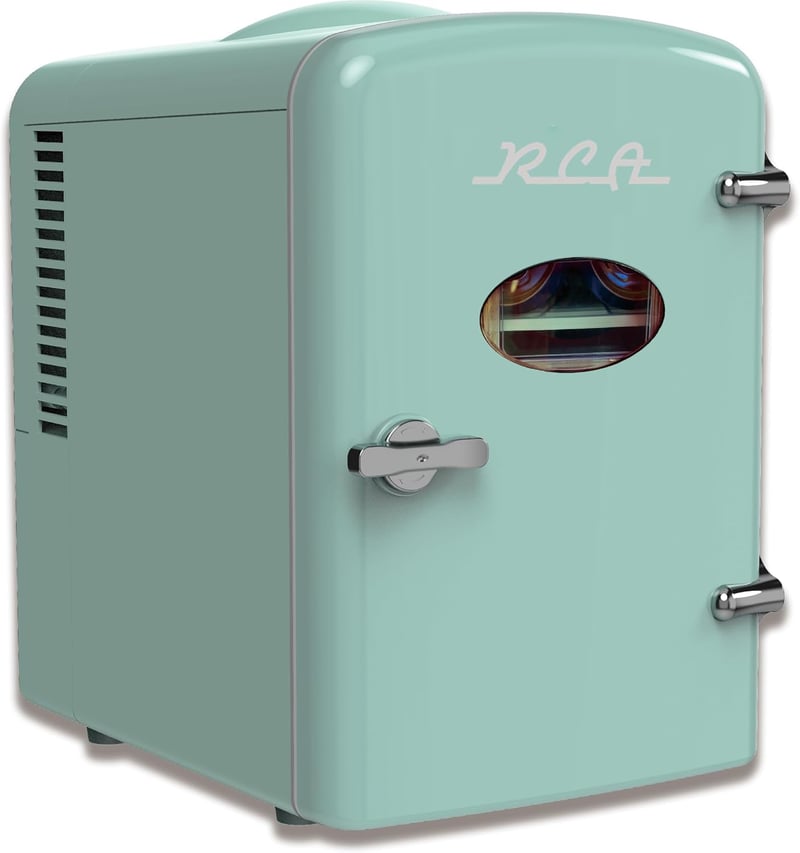 Mint Mini Fridge - 0.15 Cubic Feet by Arctic Chef