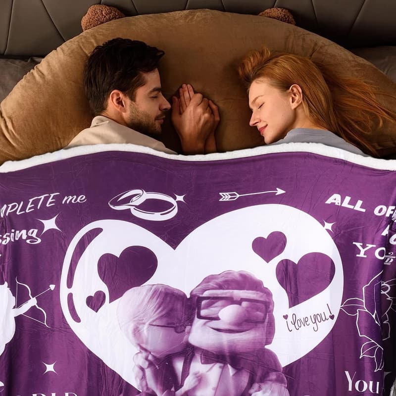 Mother's Day Sherpa Wearable Blanket Hoodie for Her