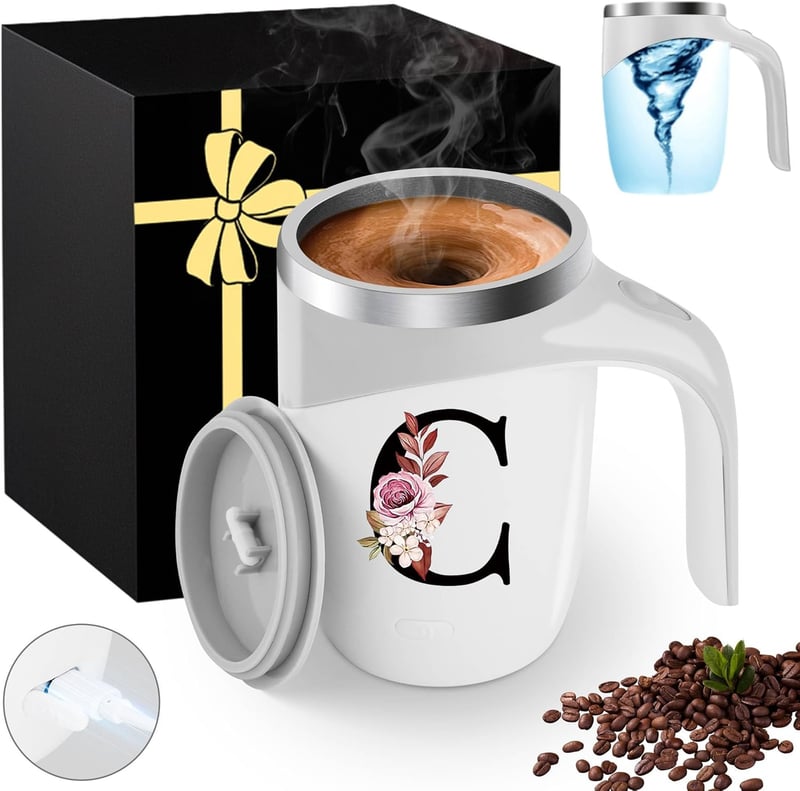 Stainless Steel Travel Coffee Mug for Women, Leakproof