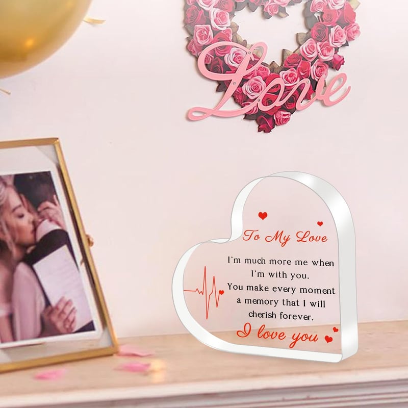 Engraved Acrylic Plaque - Anniversary Gift for Couples