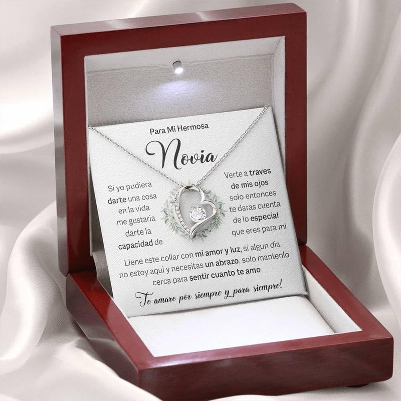 Birthday Gift for Girlfriend, Stainless Steel Keepsake