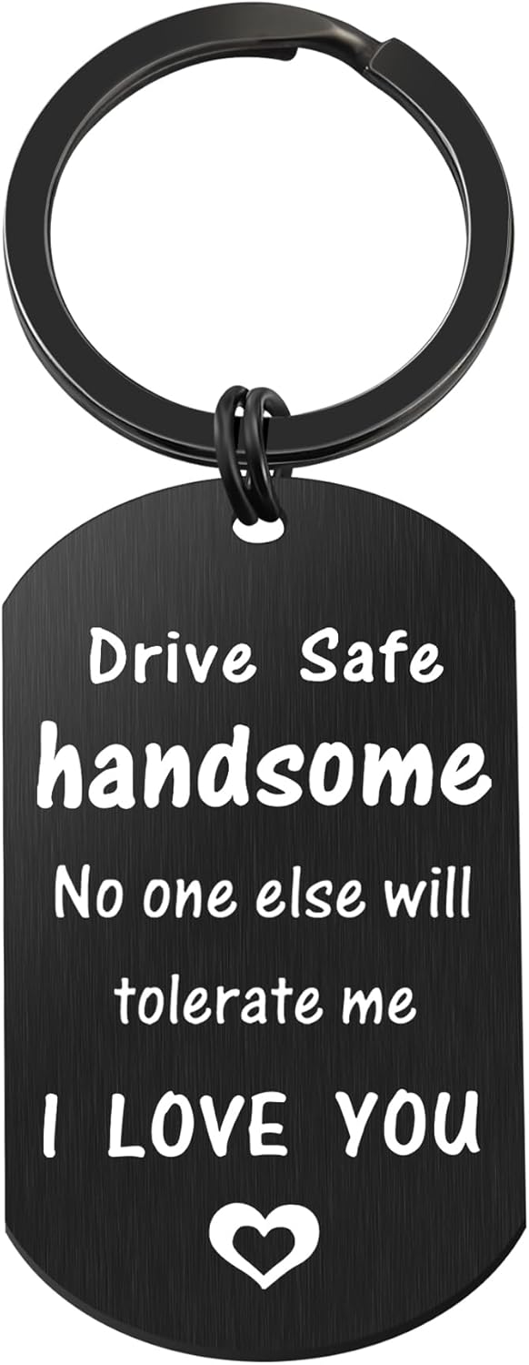 Drive Safe Keychain for Men - Perfect Gift for Any Occasion