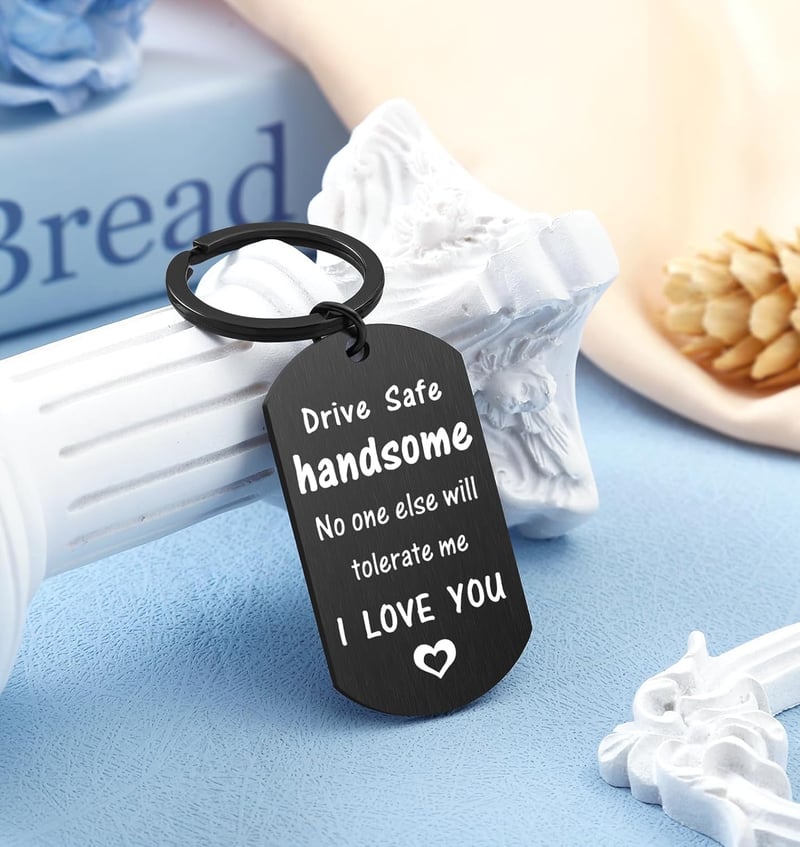 Drive Safe Keychain for Men - Perfect Gift for Any Occasion