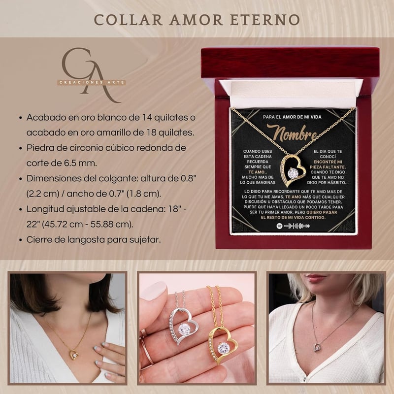 Personalized Necklace for Women - Christmas Gift