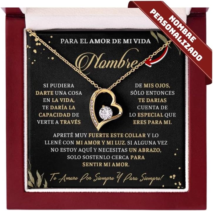 Personalized Necklace Gift for Women - Christmas & Birthday