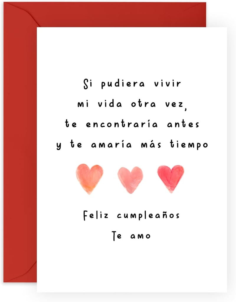 Romantic Birthday Card for Couples -