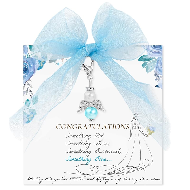 Bridal Shower Gift: Bouquet Angel Charm Jewelry Set