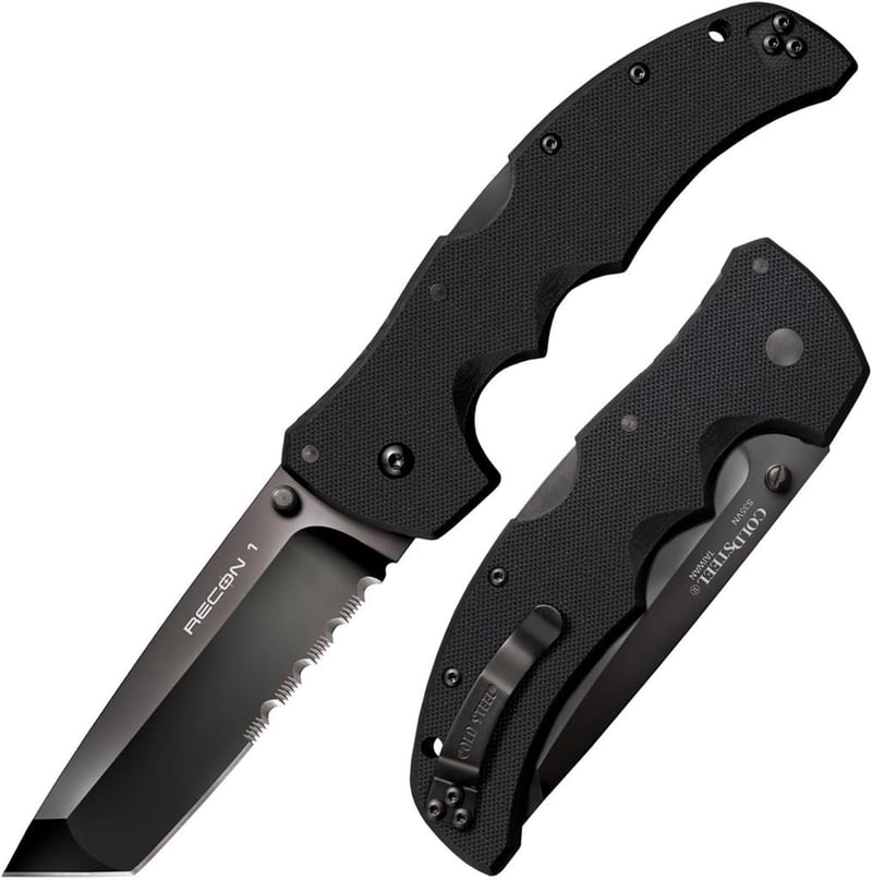 Cold Steel Recon 1 Tactical Folding Knife, 4