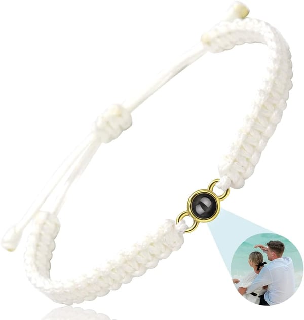 Personalized Photo Projection Bracelet for Women