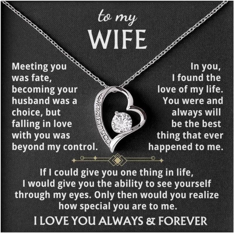 Forever Love Necklace - Gift for Wife on Valentine's Day