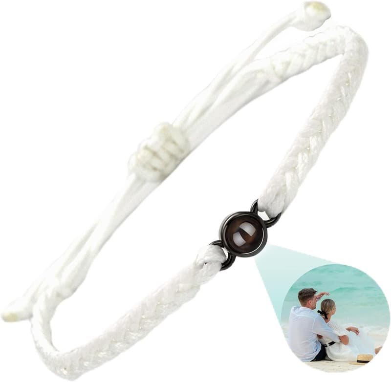 Personalized Women's Photo Bracelet - Memorial Gift