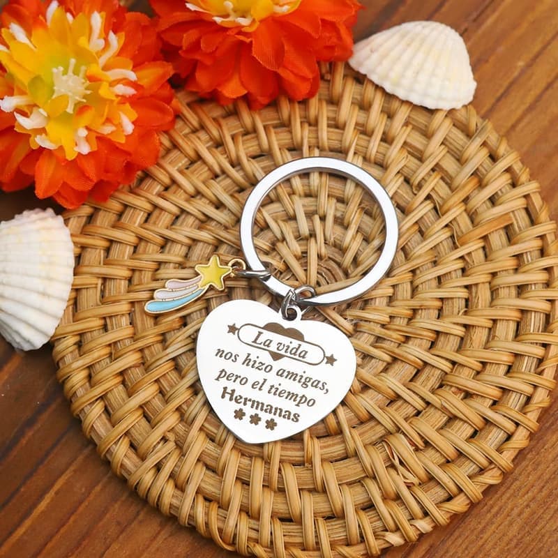 Best Friend Keychain Gift for Women