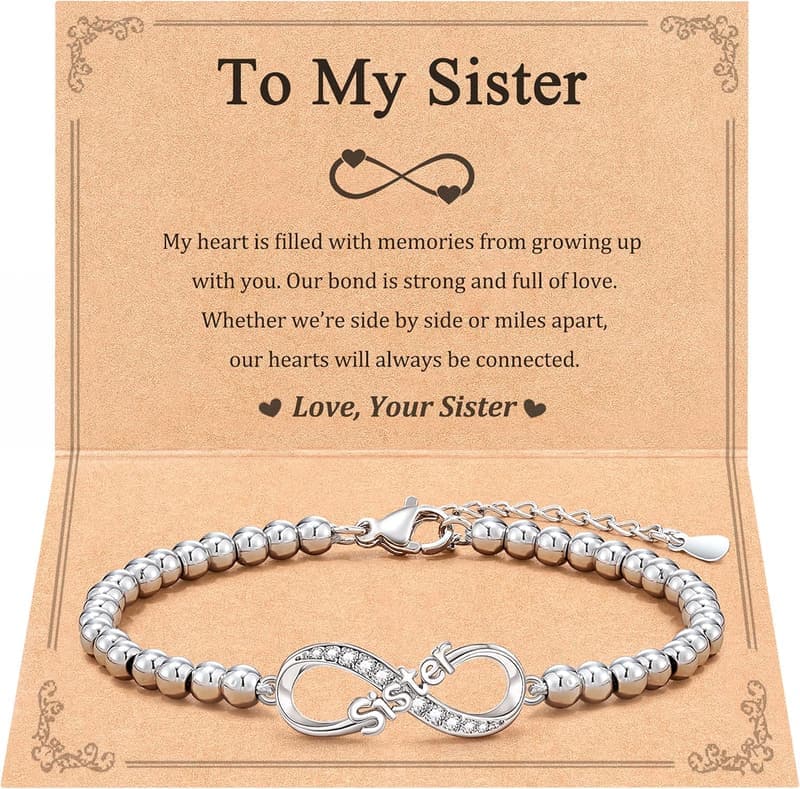Mother's Day Infinity Love Heart Bracelet for Women