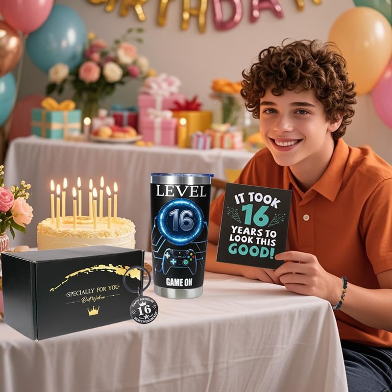 16th Birthday Gamer Gifts for Boys - Fun Decorations & Ideas