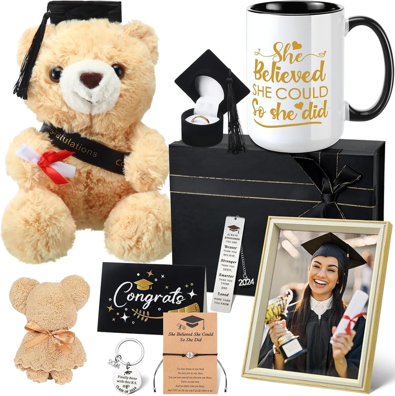2025 Graduation Gift Set: Coffee Mug, Keychain, Photo Frame & More