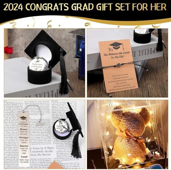 2025 Graduation Gift Set: Coffee Mug, Keychain, Photo Frame & More