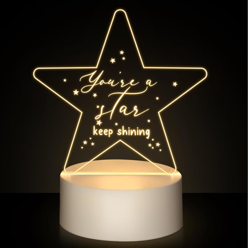 Graduation Acrylic Night Light - Inspirational Gift for Grads