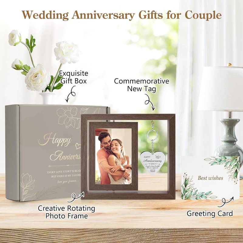 Anniversary Picture Frame Gift for Couples