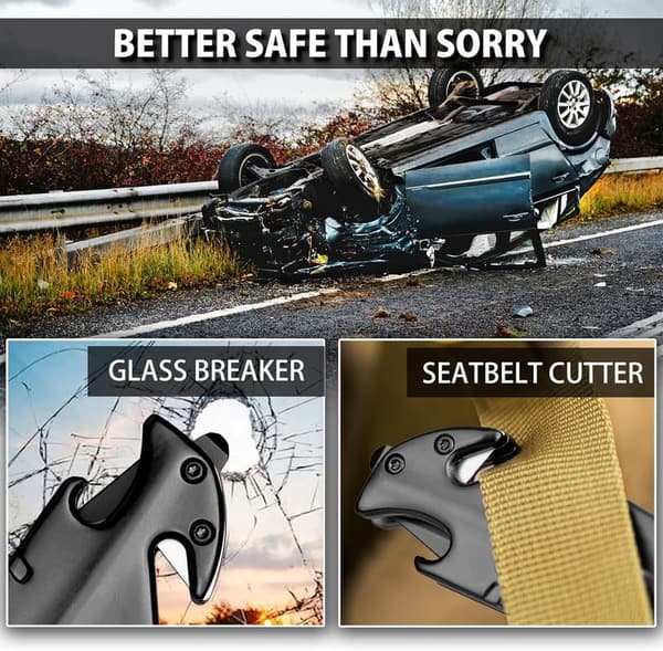5-in-1 Multitool Pocket Knife for Men, Survival and Rescue