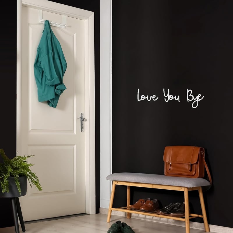 Boho Love You Bye Wood Sign for Home Decor, 21.6”