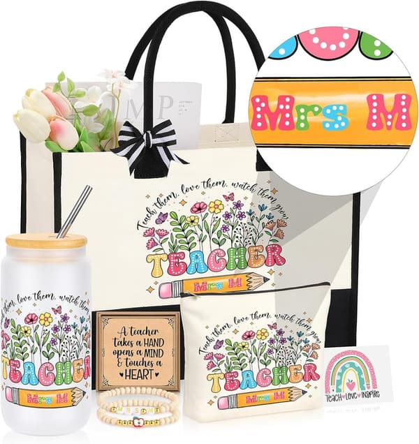 Teacher Appreciation Gift Set for Women - 5 Thank You Items